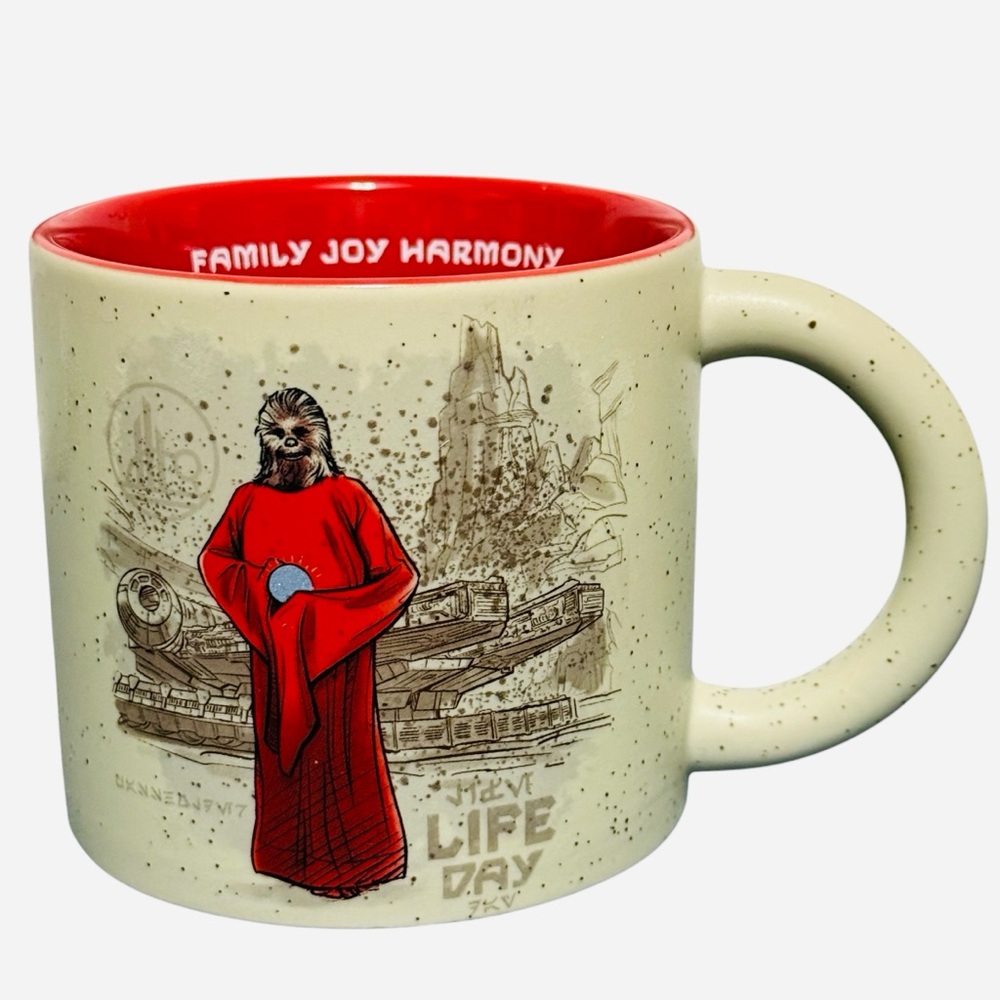 Starbucks Disney Parks Star Wars Life Day Mug Chewbacca Limited Edition 2022